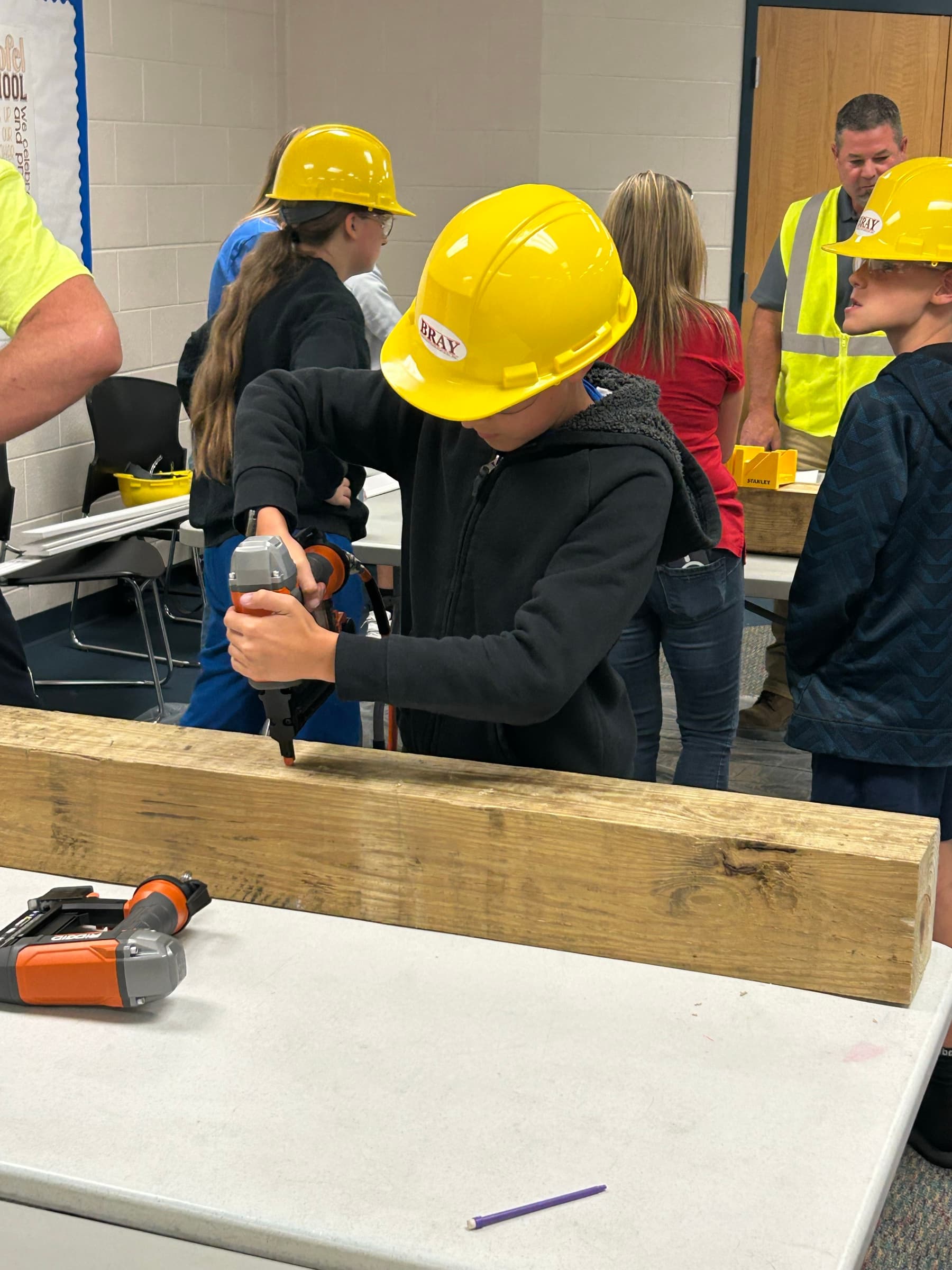 A skilled worker applying job-ready trade skills